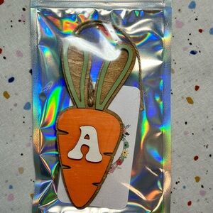 Orange Carrot Easter Basket Tag